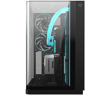 Foto 2 | Gabinete Gamer Balam Rush Tank Expert Curve 7800 Atx Media Torre 5 Fan Panel Curvo Cristal Templado Usb-c Argb Neg