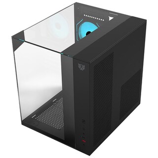 Foto 3 | Gabinete Gamer Balam Rush Tank Majestic 6600 Atx Media Torre 5 Fan Panel Cristal Templado Usb-c Argb Negro Br-941525