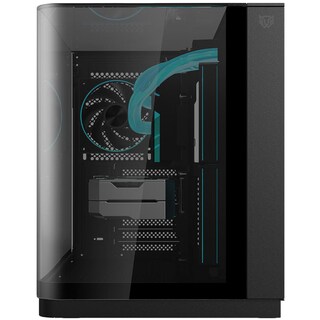 Foto 2 | Gabinete Gamer Balam Rush Tank Expert Curve 6800 Atx Media Torre 3 Fan Panel Curvo Cristal Templado Usb-c Argb Neg