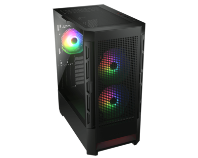 Foto 3 | Gabinete Gamer Cougar Airface Rgb Negro Con Cristal Templado Y Alto Flujo De Aire, Eatx, Alto Rendimiento