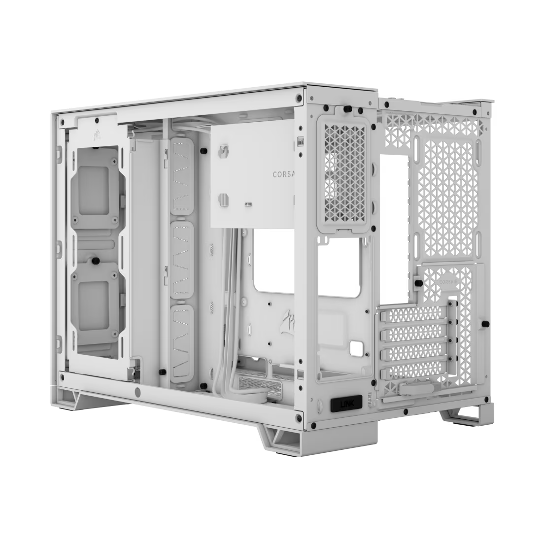 Foto 4 | Gabinete Corsair Airflow 2500d Blanco S/fuente Cristal M-atx Cc-9011264-ww