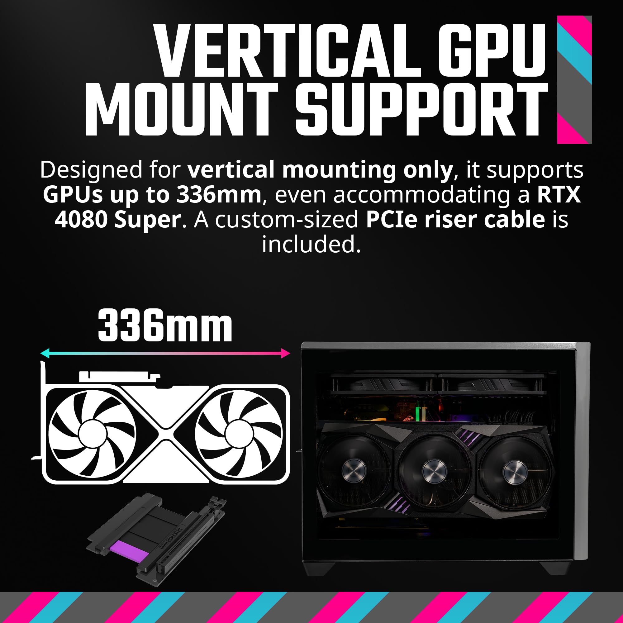 Foto 4 pulgar | Mini-itx Case Cooler Master Nr200p Max Con Fuente De Alimentación Aio De 280 Mm Y 850 W - Venta Internacional.
