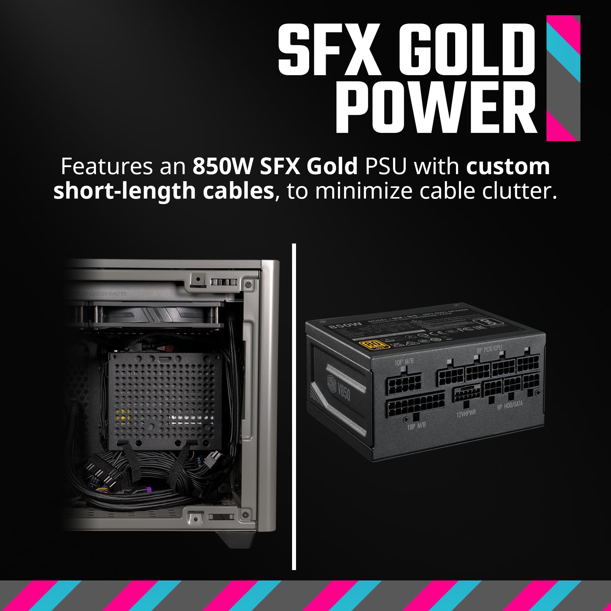 Foto 6 pulgar | Mini-itx Case Cooler Master Nr200p Max Con Fuente De Alimentación Aio De 280 Mm Y 850 W - Venta Internacional.