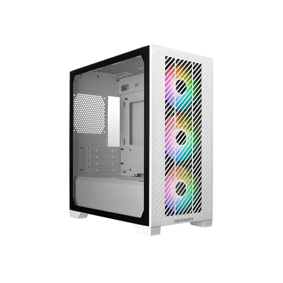 Foto 3 pulgar | Gabinete Cooler Master Elite 301 Argb M-atx Blanco E301-wgnn-s0