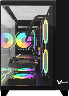 Foto 1 | Gabinete Formula V Line Z9m Floe Negro S/fuente Cristal M-atx Usb-c