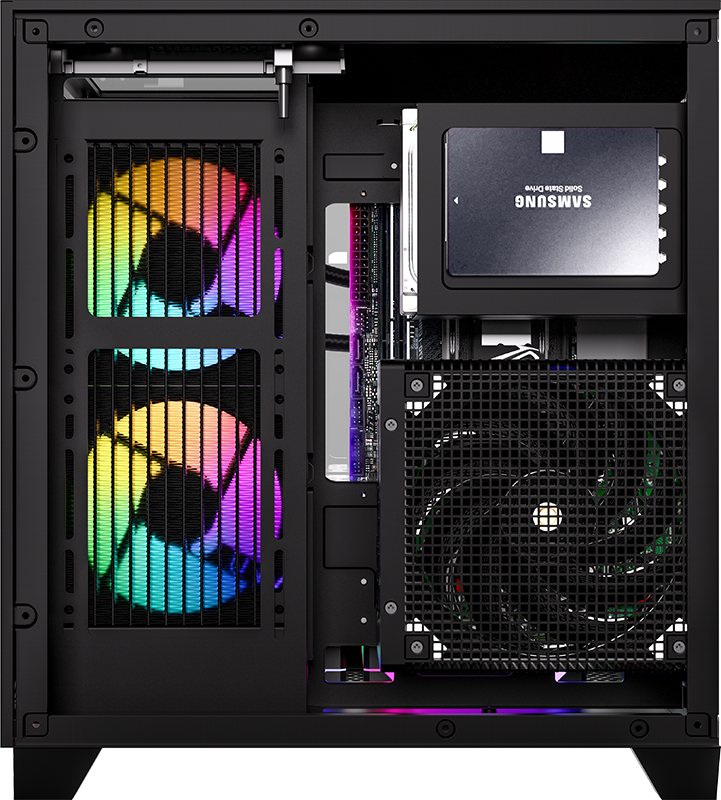 Foto 3 | Gabinete Formula V Line Z9m Floe Negro S/fuente Cristal M-atx Usb-c