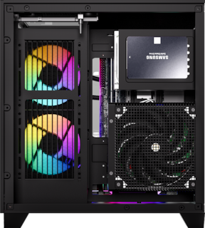 Foto 3 | Gabinete Formula V Line Z9m Floe Negro S/fuente Cristal M-atx Usb-c