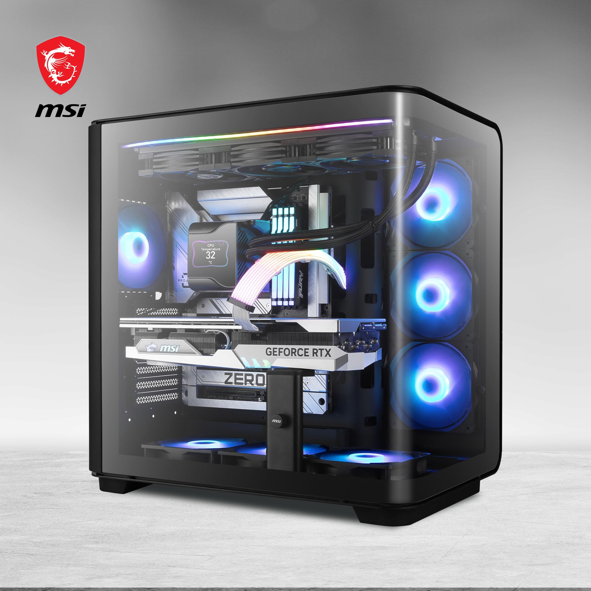 Foto 8 pulgar | Funda Para Videojuegos Msi Meg Maestro 700l Pz Mid Tower Aluminium - Venta Internacional.