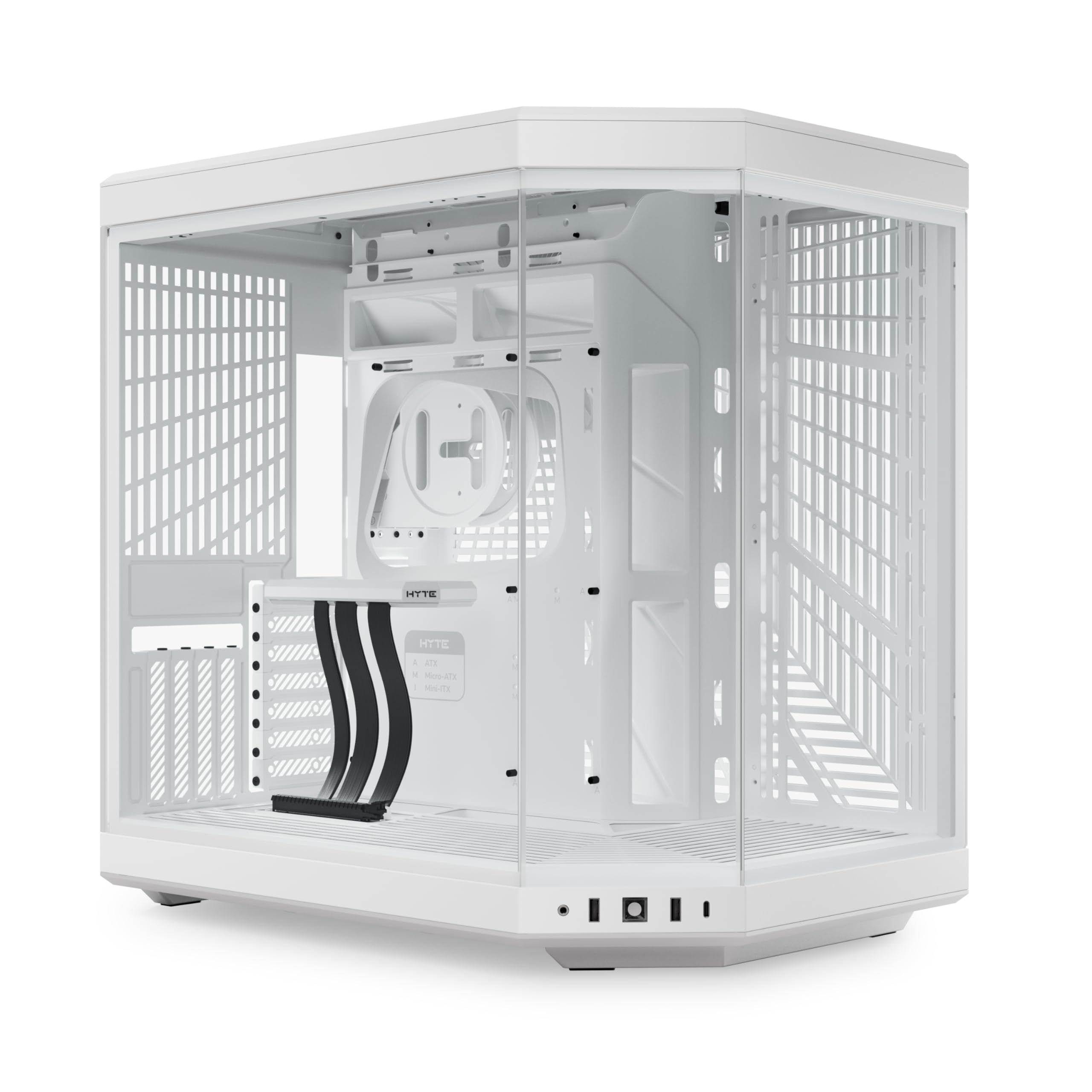 Foto 2 pulgar | Estuche Para Juegos De Computadora Hyte Y70 De Doble Cámara, Color Blanco Como La Nieve - Venta Internacional.