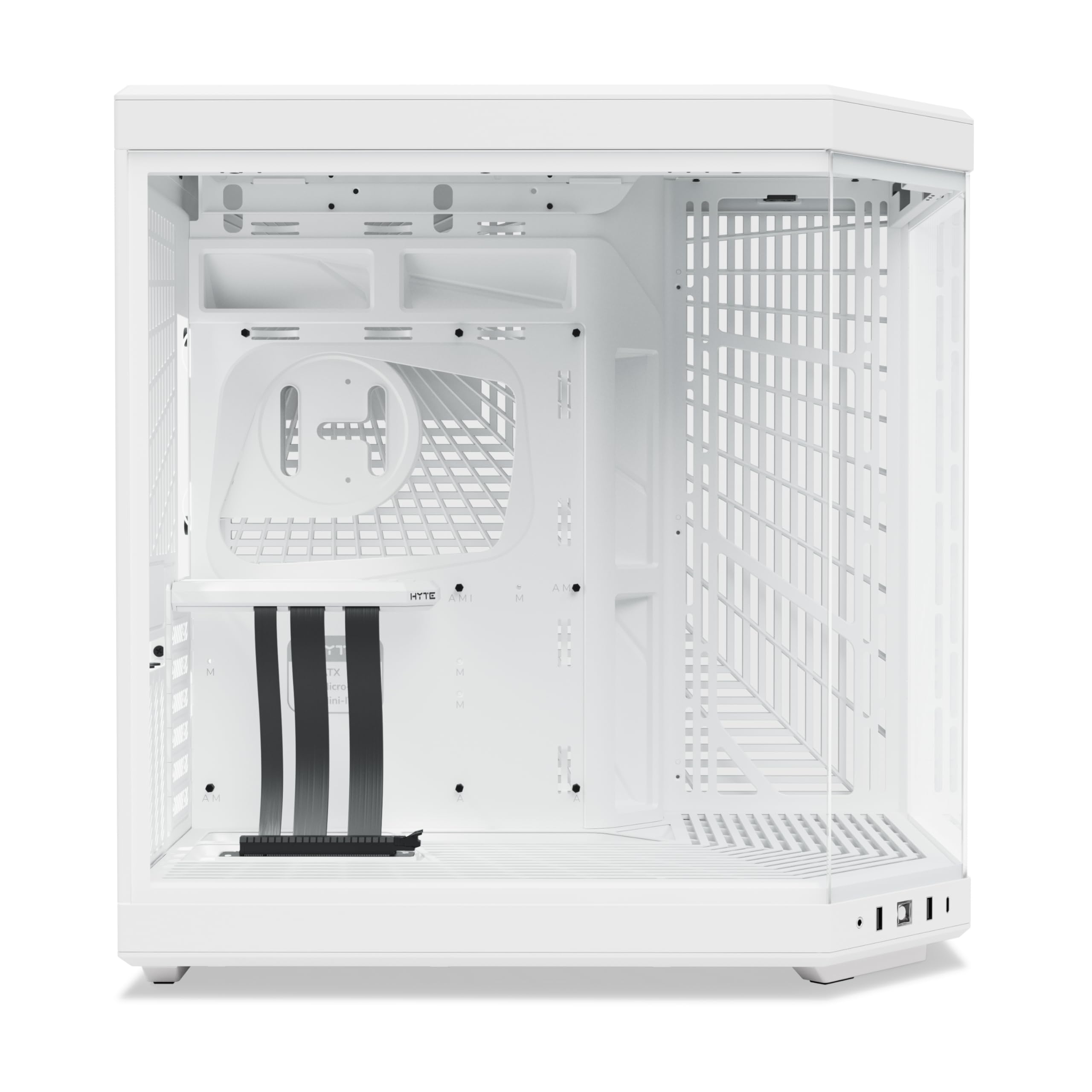 Foto 3 | Estuche Para Juegos De Computadora Hyte Y70 De Doble Cámara, Color Blanco Como La Nieve - Venta Internacional.