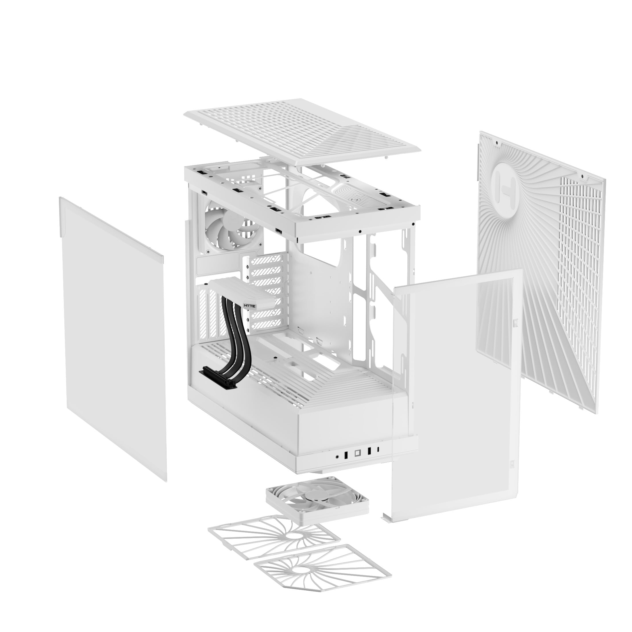 Foto 7 pulgar | Funda Para Juegos De Ordenador Hyte Y40 Modern Aesthetic Snow White - Venta Internacional.