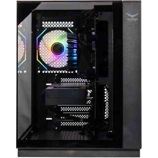 Foto 3 | Gabinete Gamer Naceb Iris Nano Micro Atx Mini Torre 3 Fan Panel Cristal Templado Usb-c Argb Na-0638