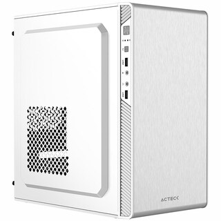 Foto 1 | Gabinete Acteck Performance Ii Mircro Atx Mini Torre Fuente 500w Panel Metalico Usb Blanco Ac-940047