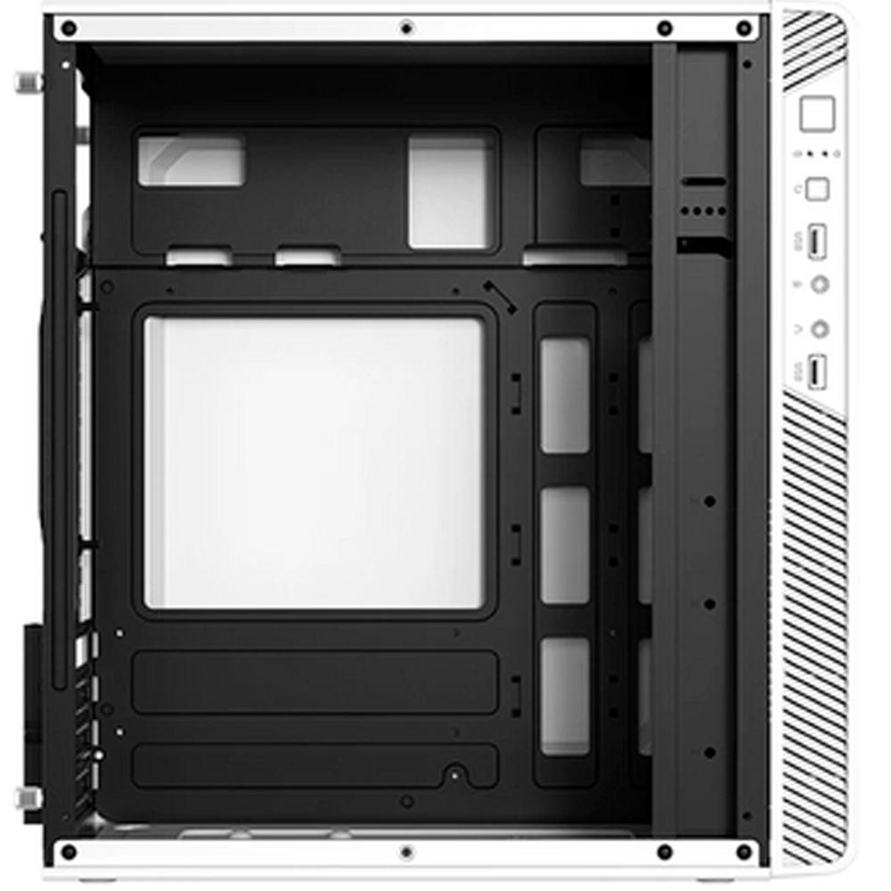 Foto 6 pulgar | Gabinete Acteck Zenith Gi656 Micro Atx Mini Torre Fuente 500w Panel Metalico Usb 3.0 Blanco Ac-93927