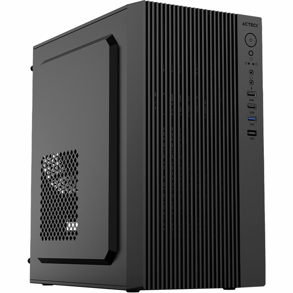 Foto 2 pulgar | Gabinete Acteck Zenith Gi656 Micro Atx Mini Torre Fuente 500w Panel Metalico Usb 3.0 Negro Ac-939263
