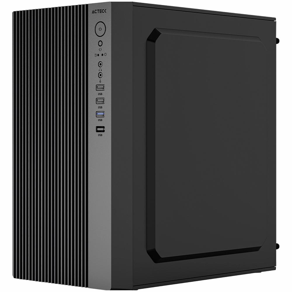 Foto 3 pulgar | Gabinete Acteck Zenith Gi656 Micro Atx Mini Torre Fuente 500w Panel Metalico Usb 3.0 Negro Ac-939263