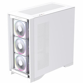 Foto 5 | Gabinete Gamer Balam Rush Carbono Polar Twin Mate 9900 Atx Media Torre 5 Fan Argb Cristal Templado U
