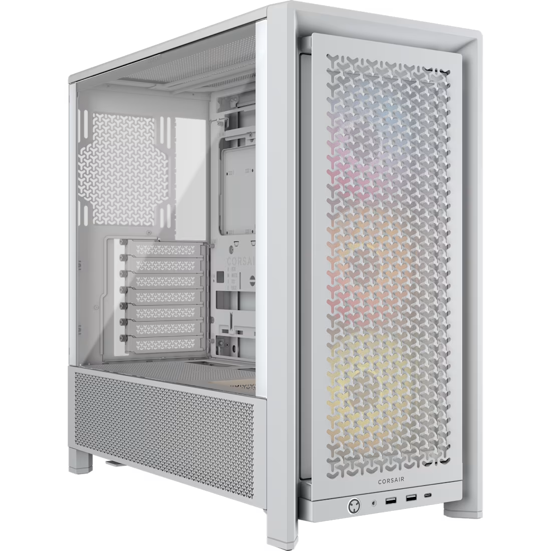 Foto 1 | Gabinete Corsair Frame 4000d Rs Argb M-atx Blanco Cc-9011297-ww
