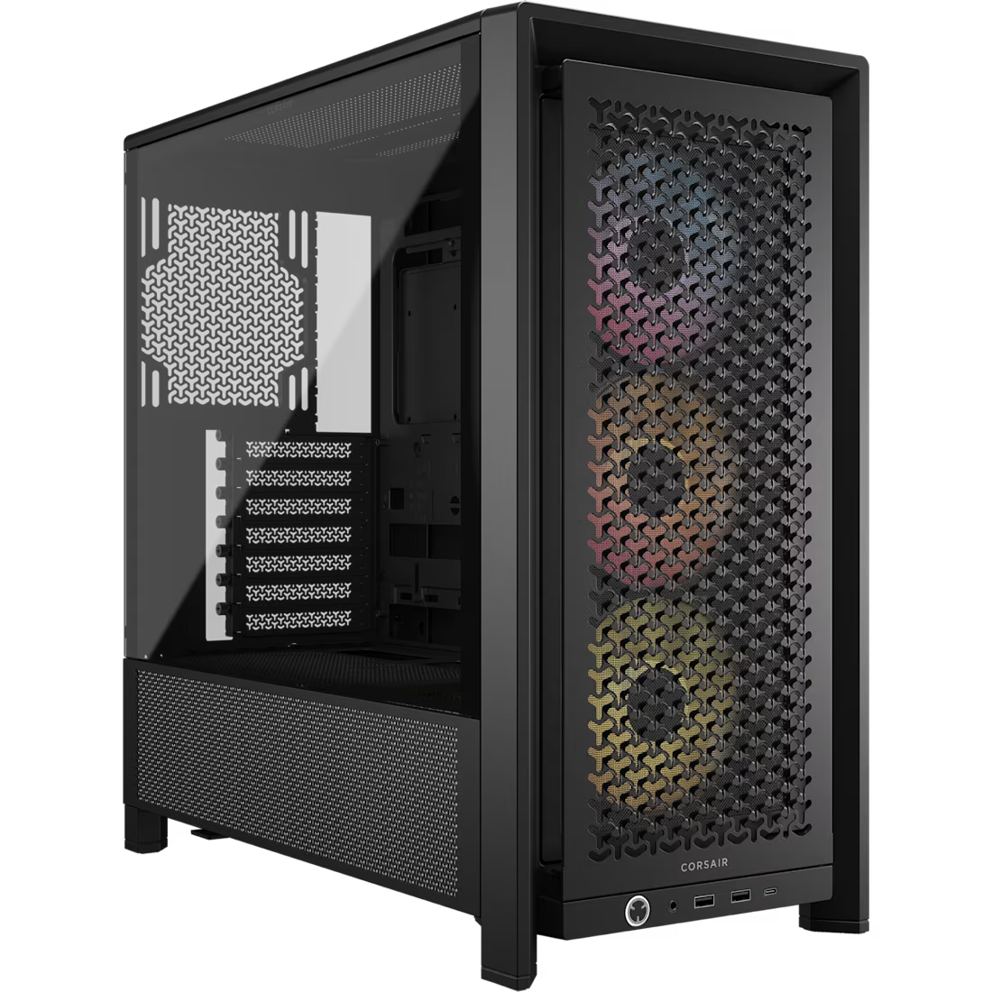Foto 2 pulgar | Gabinete Corsair Frame 4000d Rs Argb M-atx Negro Cc-9011296-ww