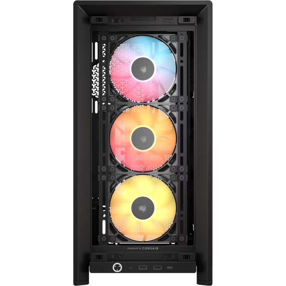 Foto 3 pulgar | Gabinete Corsair Frame 4000d Rs Argb M-atx Negro Cc-9011296-ww