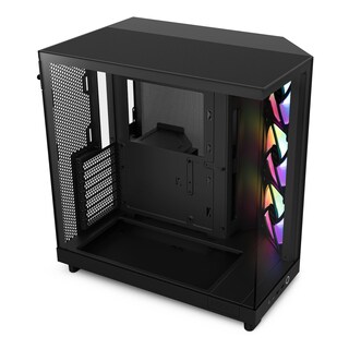 Foto 1 | Funda Nzxt H6 Flow Rgb Mid-tower Con 3 Ventiladores Rgb, Color Negro - Venta Internacional.