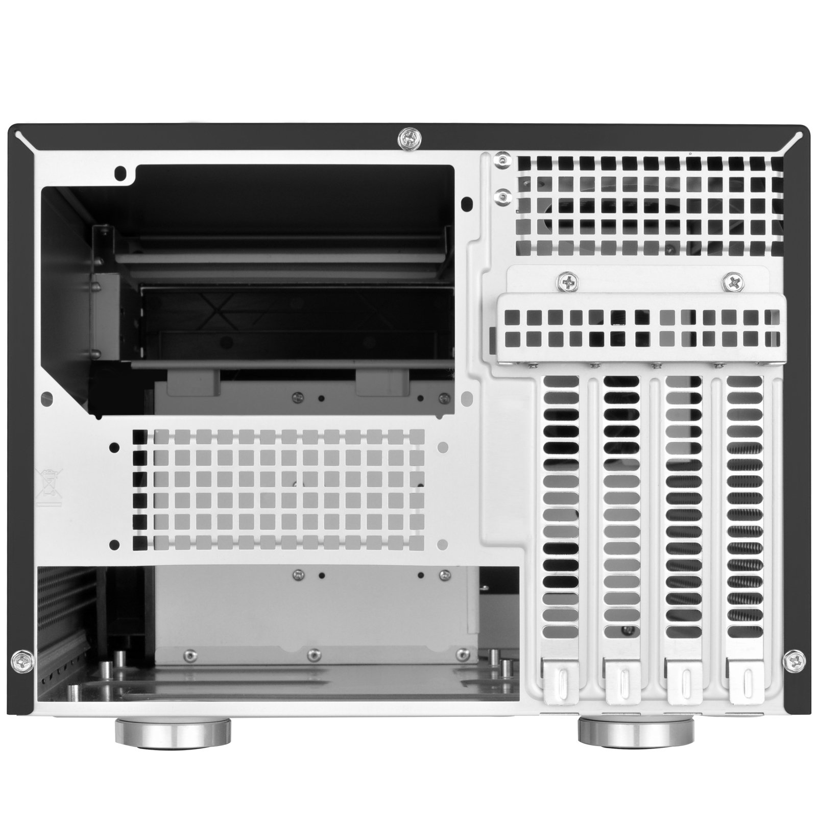 Foto 7 | Carcasa Para Ordenador Silverstone Micro-atx Small Form Factor Sst-sg12b-v2-usa - Venta Internacional.