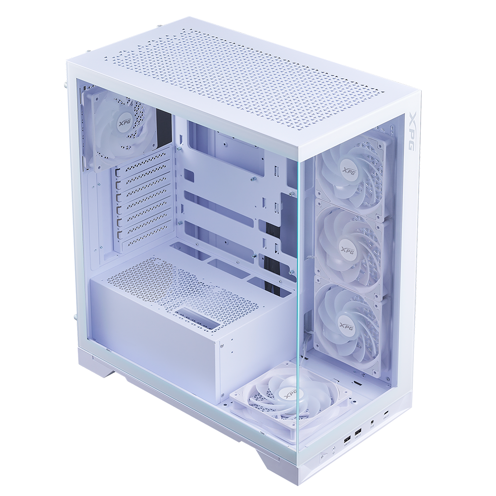 Foto 1 | Gabinete Adata Xpg Invader X Btfmt Blanco Argb Atx S/fuente Cristal Invaderxbtfmt-whcww