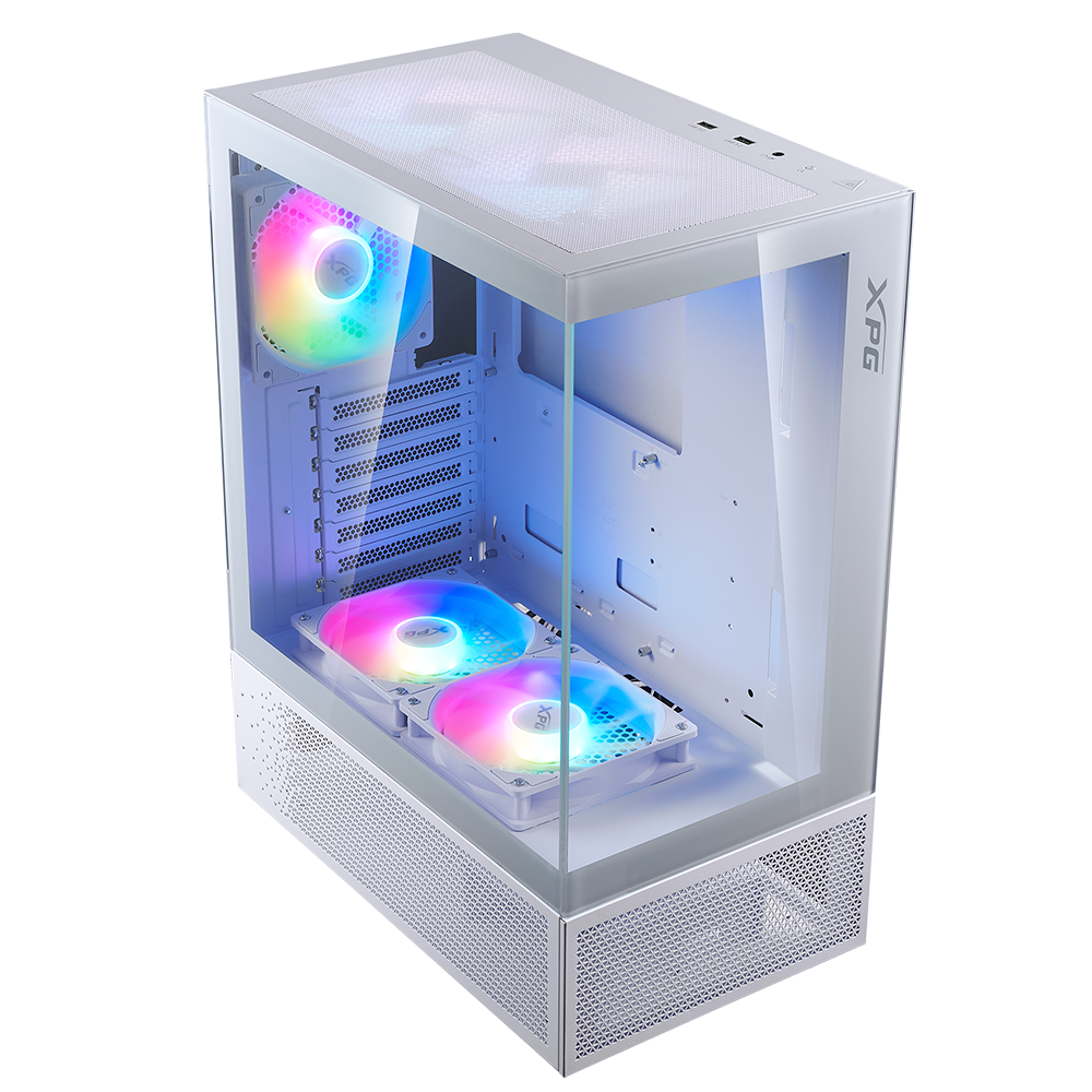 Foto 5 pulgar | Gabinete Adata Xpg Invader X Mini Blanco Argb Atx S/fuente Cristal Invaderxminimt-whcww