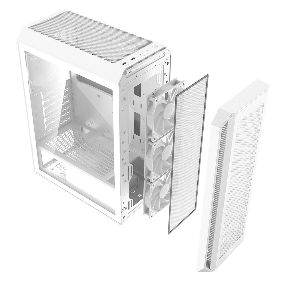 Foto 5 | Gabinete Adata Xpg Valor Air Plus Blanco Atx S/fuente Cristal Valorairplusmta-whcww