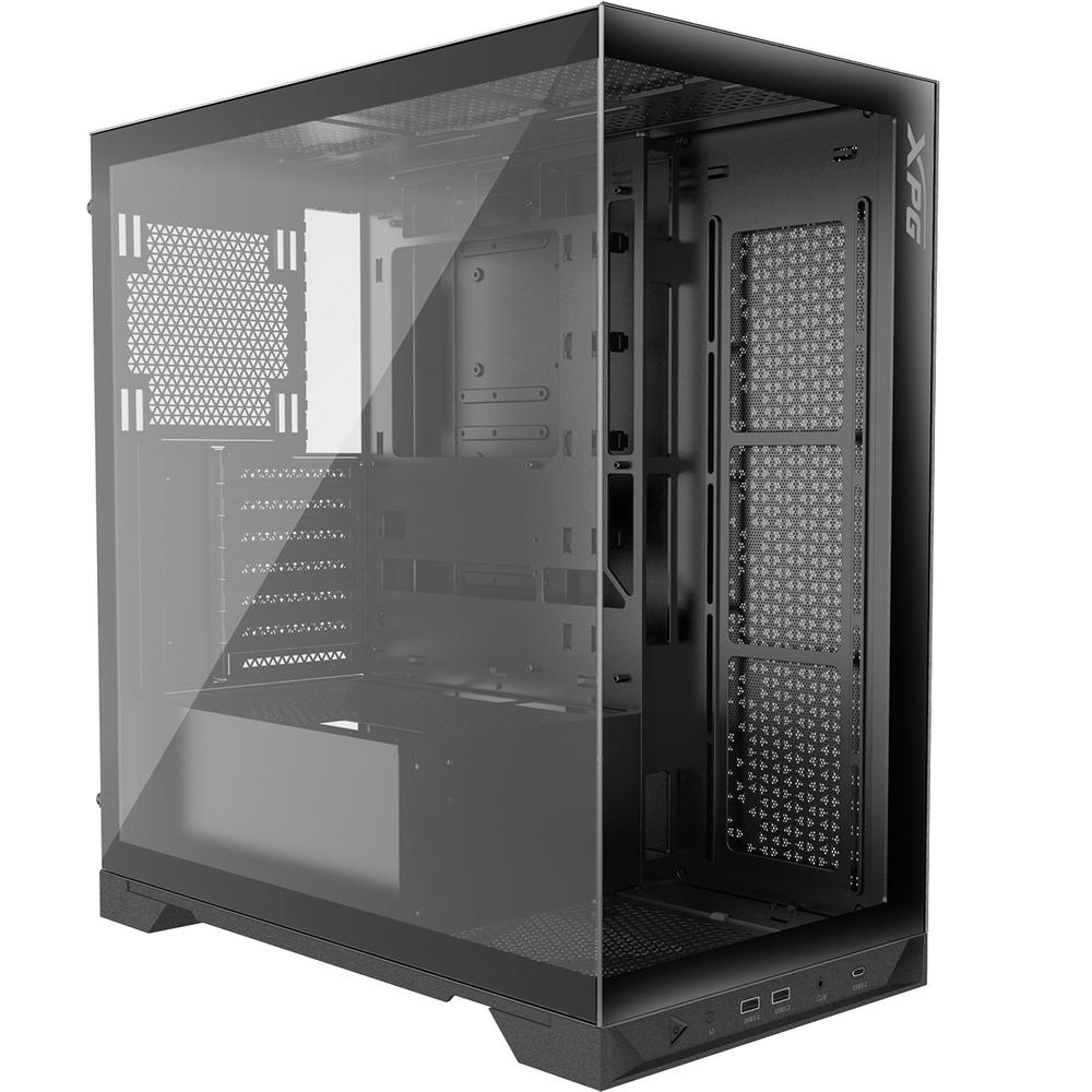 Foto 2 pulgar | Gabinete Gamer Xpg Invader X Atx Media Torre Cristal Templado Usb-c Negro Invaderxmtwof-bkcww