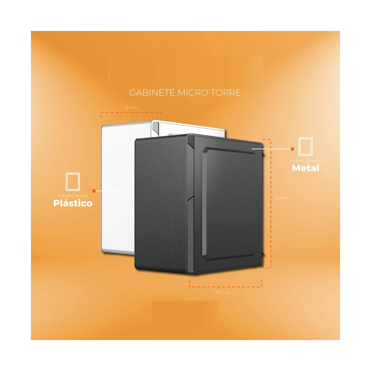 Foto 4 pulgar | Gabinete Fuente 500w P/acri Eo Safe Imports  Esi-20101 Blanco