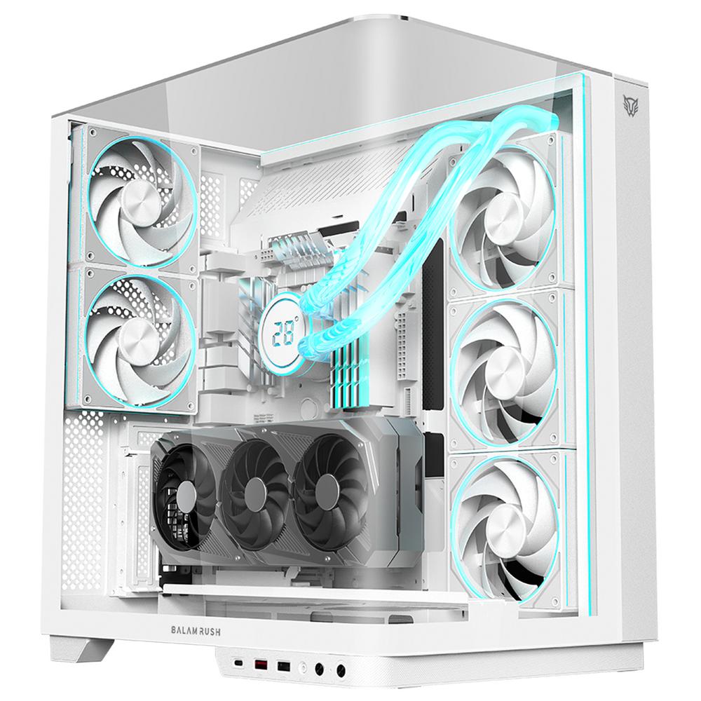 Foto 2 pulgar | Gabinete Gamer Balam Rush Tank Expert Curve 7800 Atx Cristal Templado Usb-c Argb Br-941563