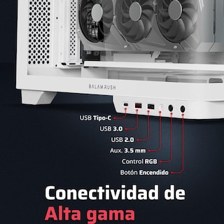 Foto 3 | Gabinete Gamer Balam Rush Tank Expert Curve 7800 Atx Cristal Templado Usb-c Argb Br-941563