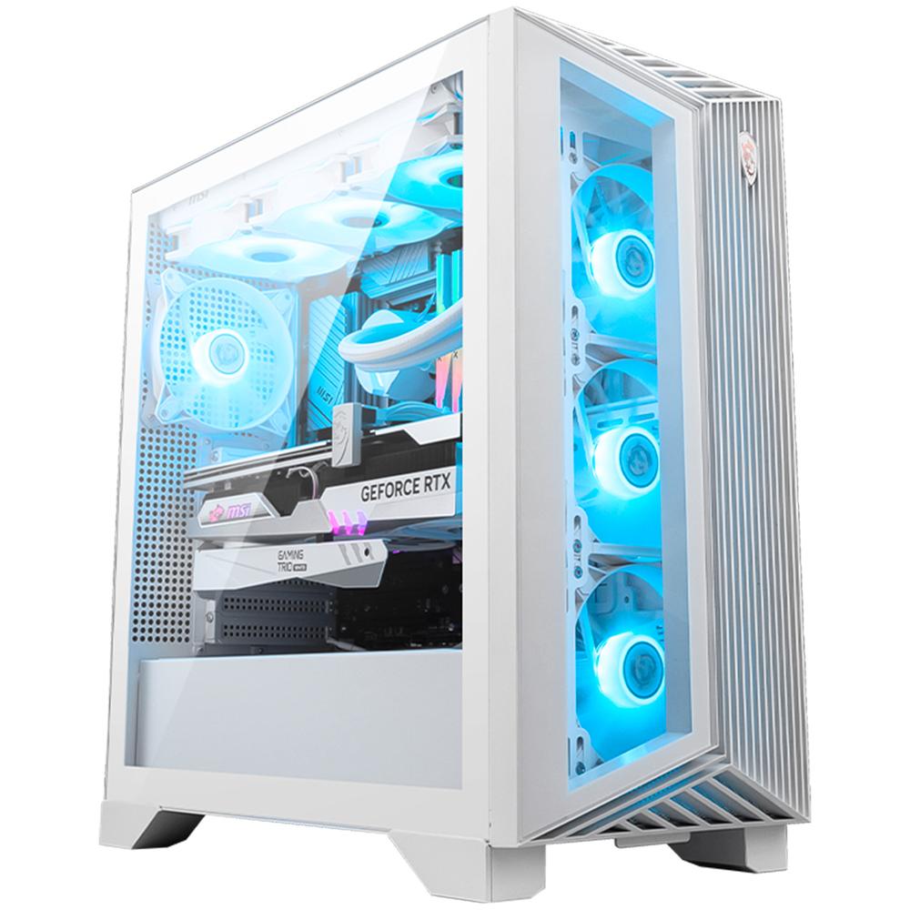 Foto 2 pulgar | Gabinete Gamer Msi Gungnir White 4 Fan Cristal Usb-c