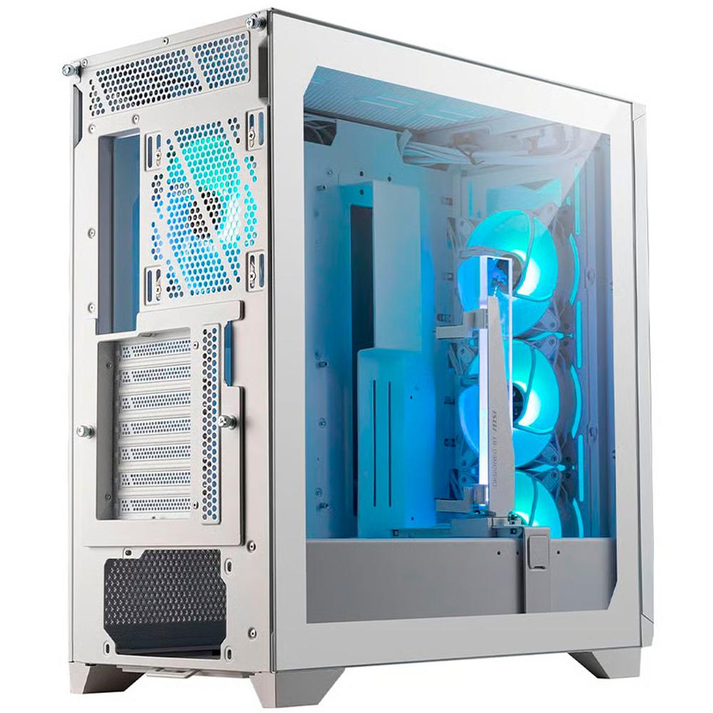 Foto 7 pulgar | Gabinete Gamer Msi Gungnir White 4 Fan Cristal Usb-c
