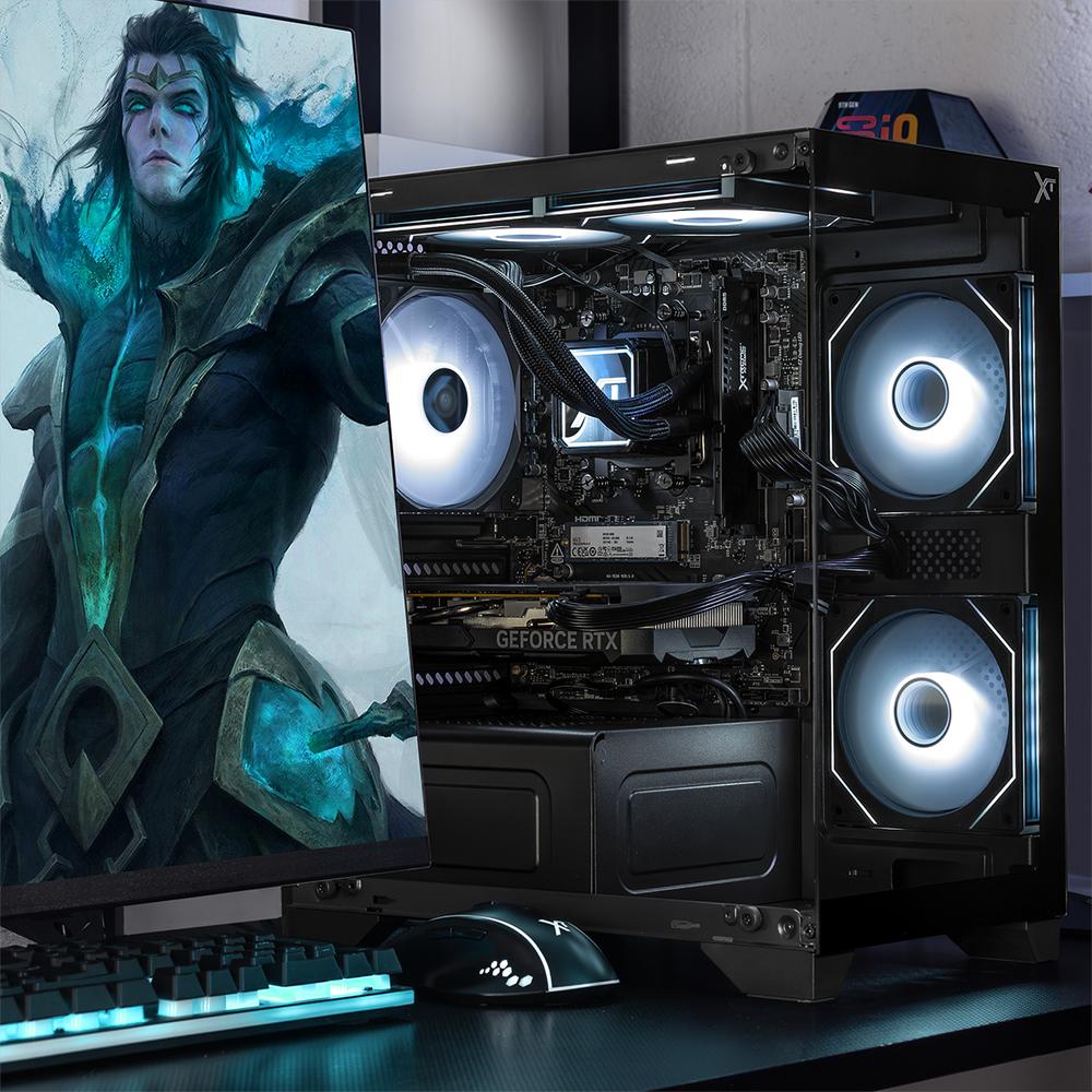 Foto 7 pulgar | Gabinete Xtreme Pc Gaming Crystal Hive Mini Torre 5 Fan Argb Negro Cxt3600bk