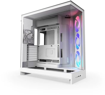 Foto 2 | Gabinete Nzxt H9 Flow Rgb Blanco Atx 2usb 3.2 Tipo A Usb 3.2 Tipo C Cm-h92fw-r1