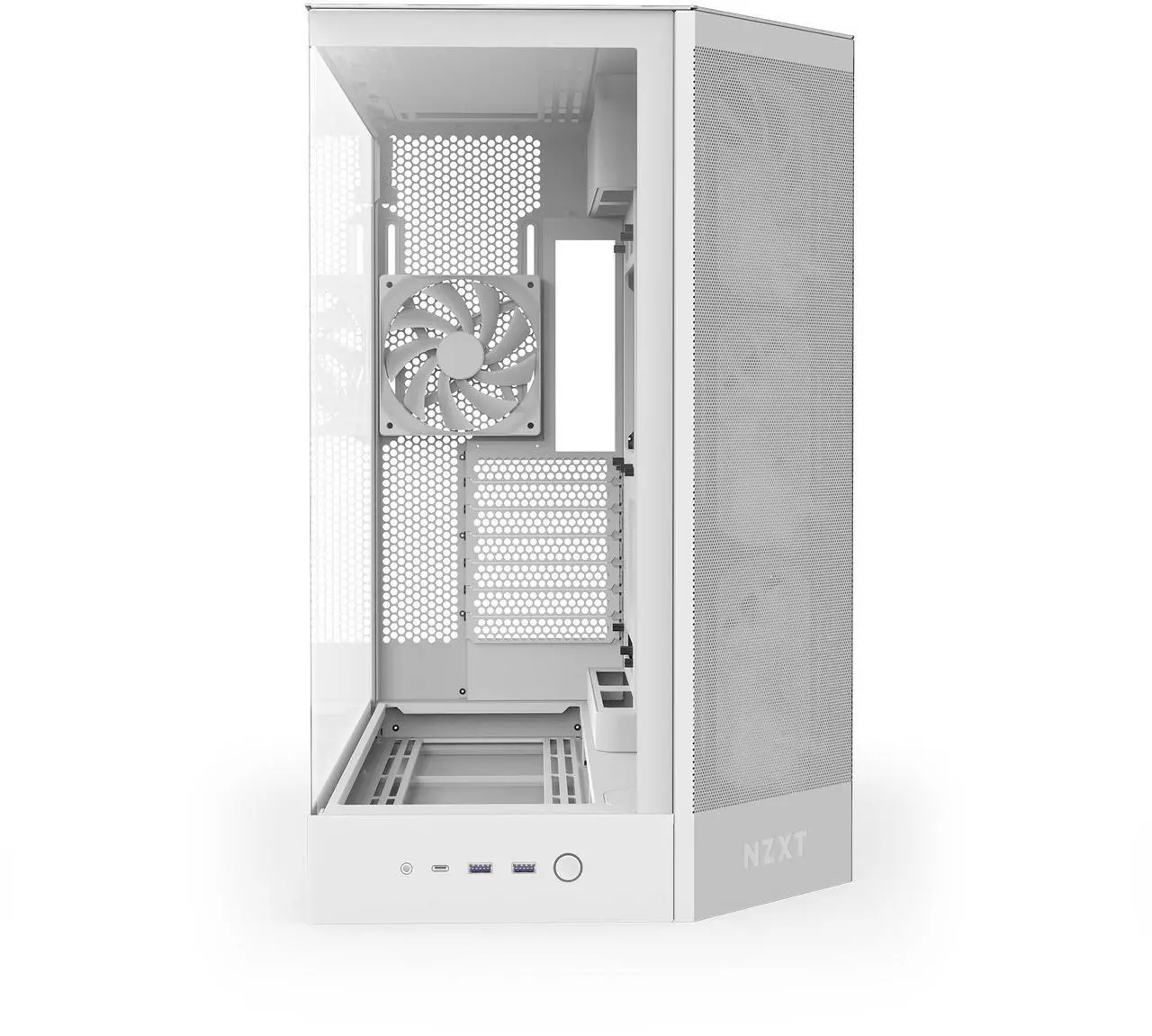 Foto 5 pulgar | Gabinete Nzxt H9 Flow Rgb Blanco Atx 2usb 3.2 Tipo A Usb 3.2 Tipo C Cm-h92fw-r1