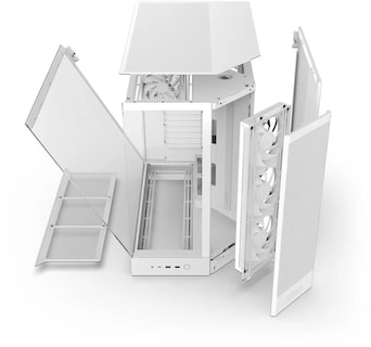 Foto 8 | Gabinete Nzxt H9 Flow Rgb Blanco Atx 2usb 3.2 Tipo A Usb 3.2 Tipo C Cm-h92fw-r1