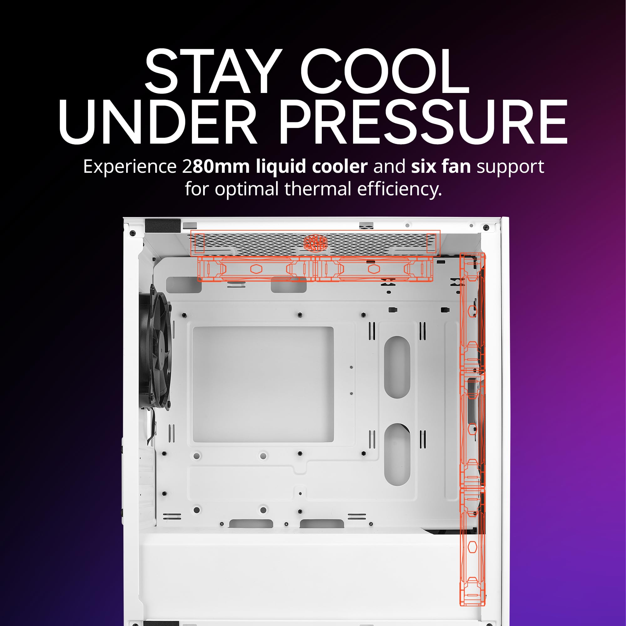 Foto 5 pulgar | Funda Para Pc Cooler Master Elite 301 Lite Blanca Micro-atx - Venta Internacional.