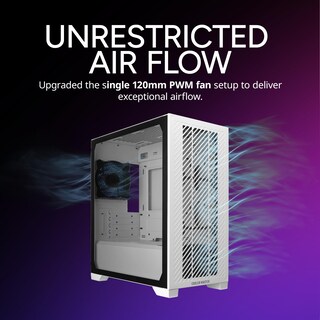 Foto 6 | Funda Para Pc Cooler Master Elite 301 Lite Blanca Micro-atx - Venta Internacional.