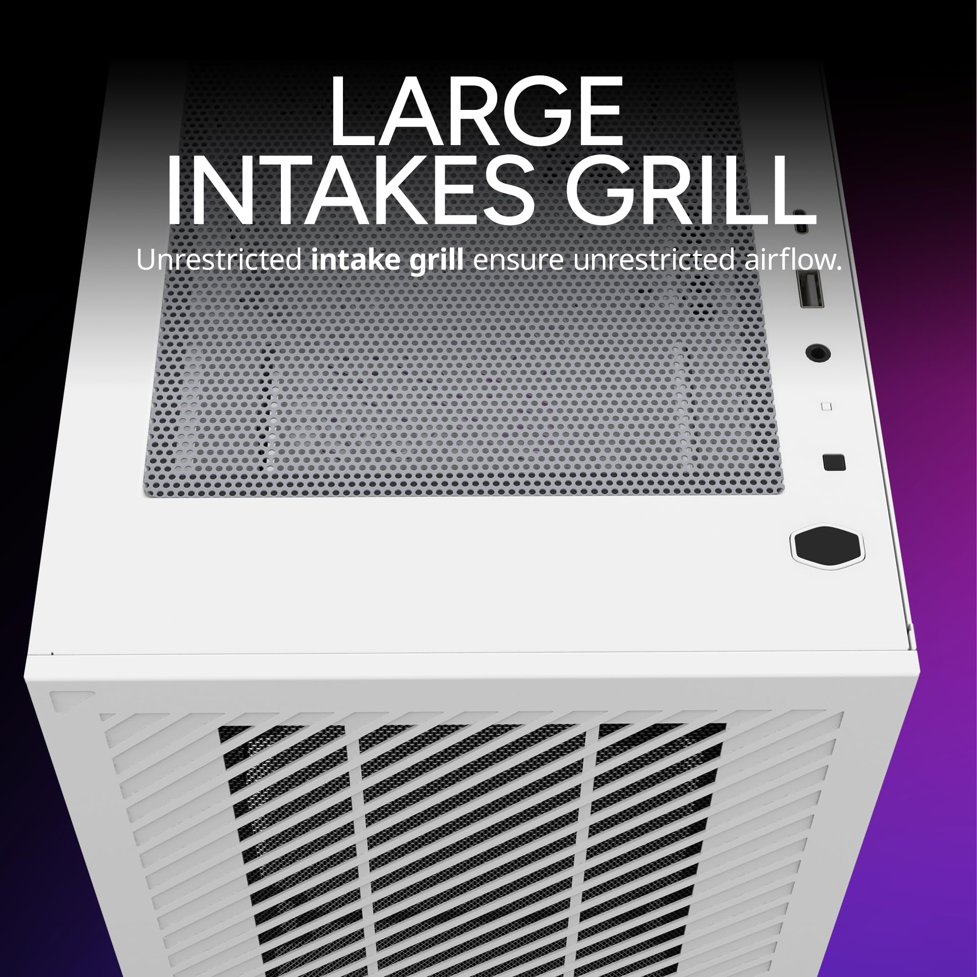 Foto 8 pulgar | Funda Para Pc Cooler Master Elite 301 Lite Blanca Micro-atx - Venta Internacional.