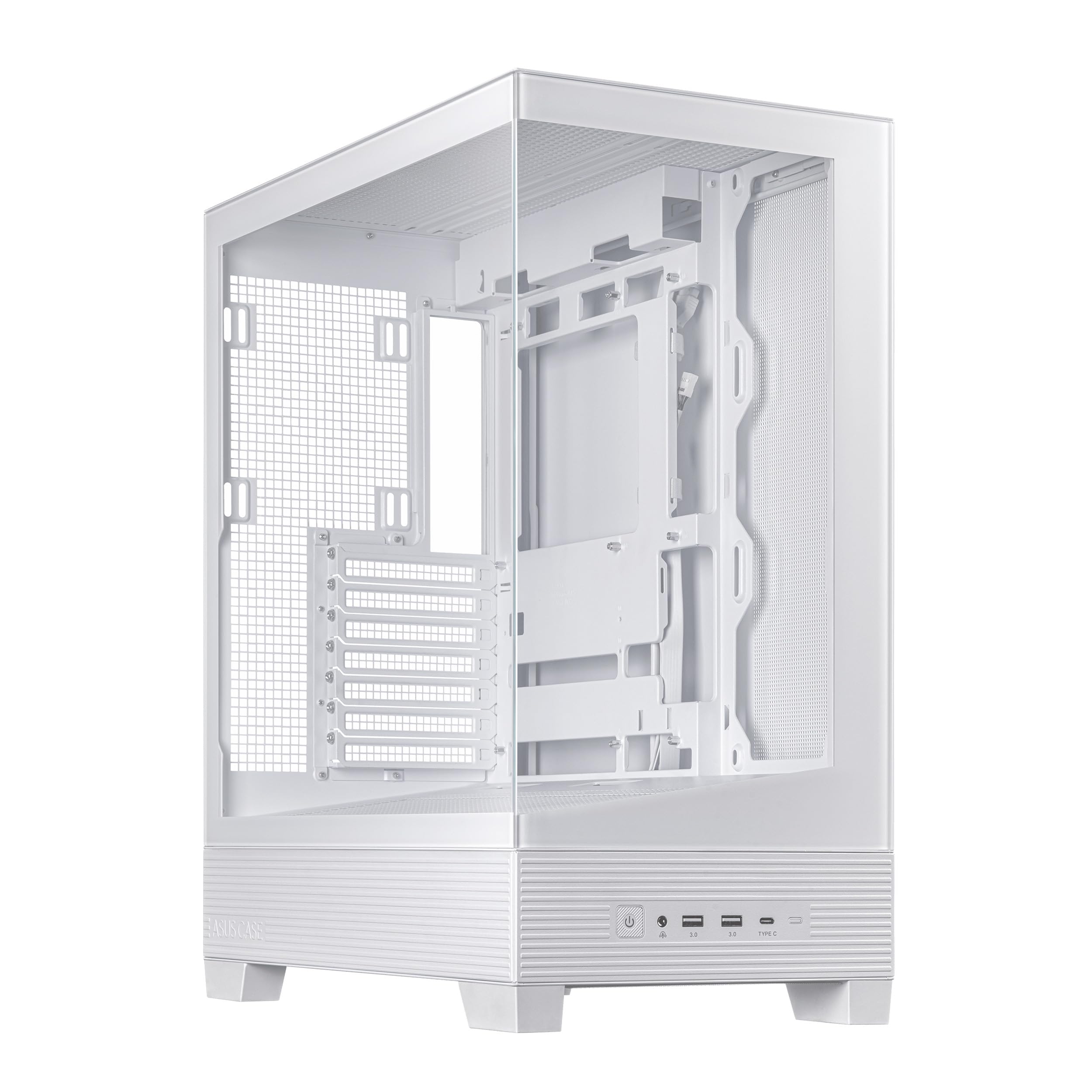 Foto 2 pulgar | Funda Para Videojuegos Atx Mid-tower Para Asus A31  Cristal Templado Blanco - Venta Internacional.