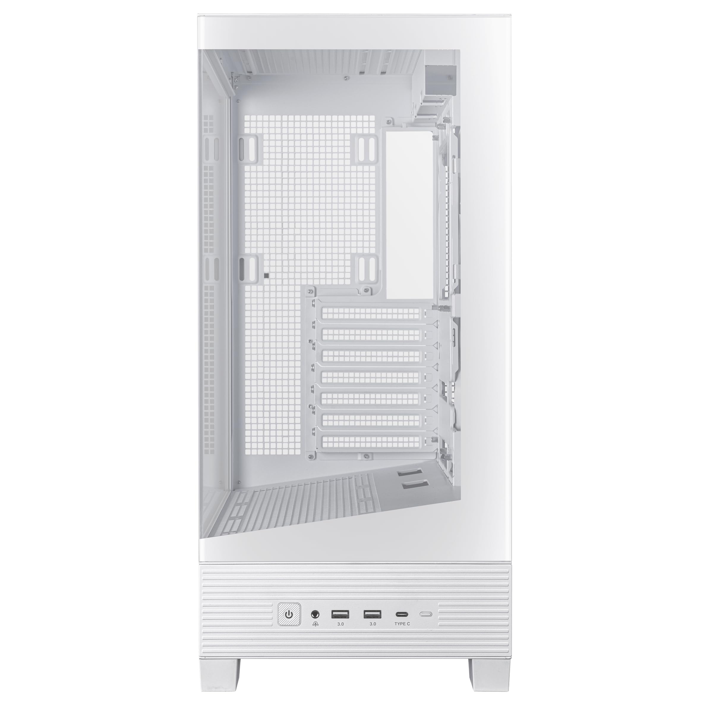 Foto 3 pulgar | Funda Para Videojuegos Atx Mid-tower Para Asus A31  Cristal Templado Blanco - Venta Internacional.