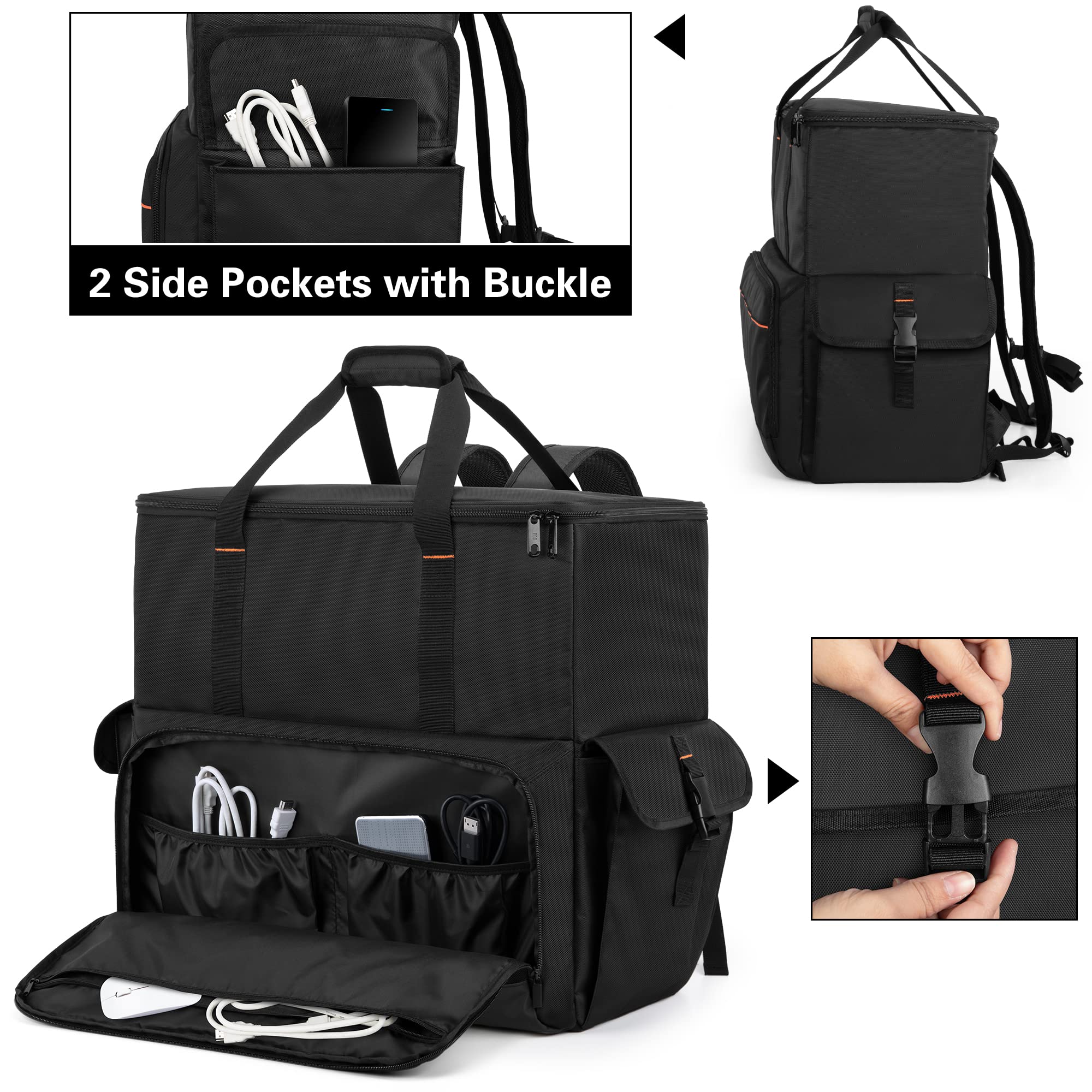 Foto 3 pulgar | Funda De Transporte Trunab Computer Desktop Tower Mochila Negra - Venta Internacional.