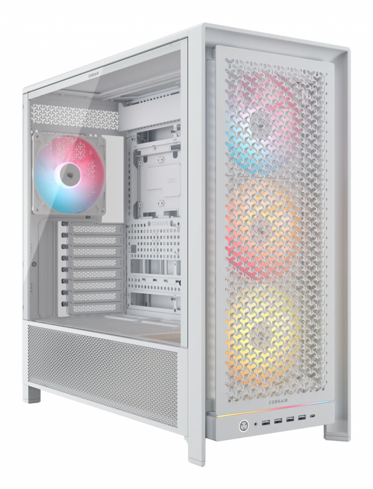 Foto 2 pulgar | Gabinete Corsair Frame 5000d Rs Argb M-itx Blanco Cc-9011310-ww