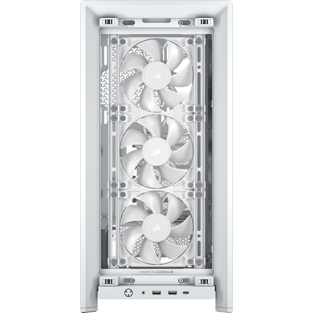 Foto 3 pulgar | Gabinete Corsair 4000d Rs M-atx Usb-c Blanco Cc-9011313-ww