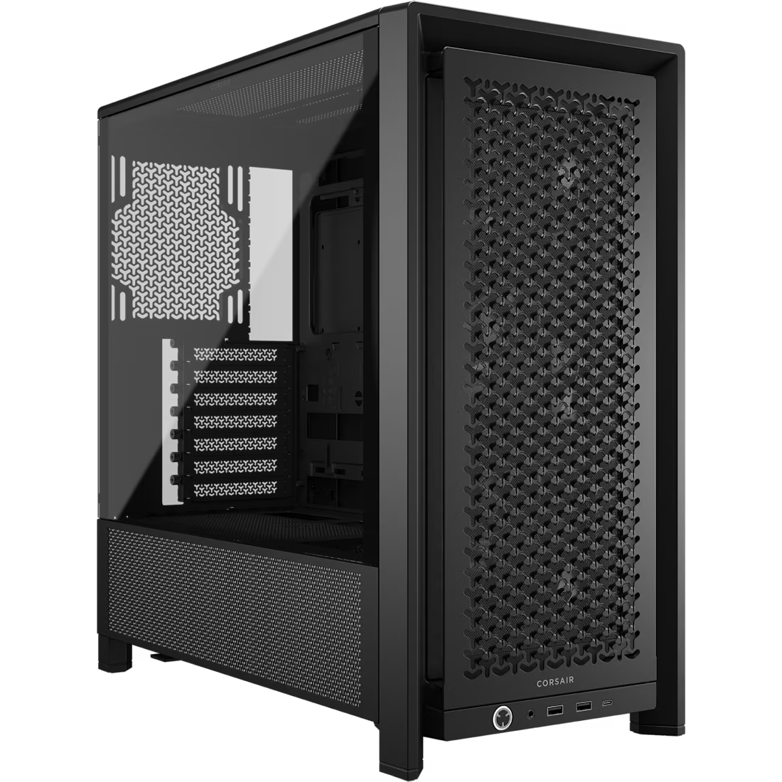 Foto 2 pulgar | Gabinete Corsair 4000d Rs M-atx Usb-c Negro Cc-9011312-ww