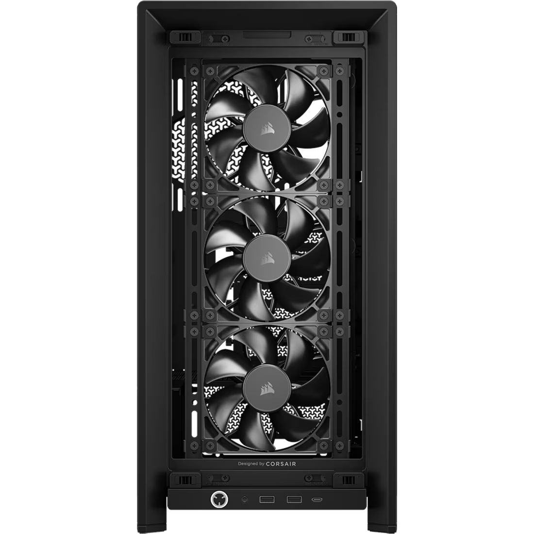 Foto 3 pulgar | Gabinete Corsair 4000d Rs M-atx Usb-c Negro Cc-9011312-ww