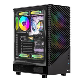 Foto 1 | Gabinete Mid Tower Atx Formula V Line Maná Geometry Color Negro